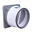 thumbnail image 2 of DOLITY Back Damper Duct s Odor Resistant Butterfly Check Valve Public Gray M, 2 of 9