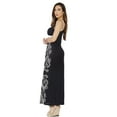 thumbnail image 2 of Puff Print Crochet Strap Maxi Dress, 2 of 3