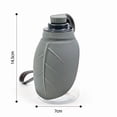 thumbnail image 4 of FEOLGEHLY Slow Feed Travel Dog Water Bowl Pet Water Bottle, Non Skid Leaf Shaped Silicone Portable Foldable Outdoor Drinking Water Container for Small Dogs and Indoor Cats Travel Use, 4 of 5