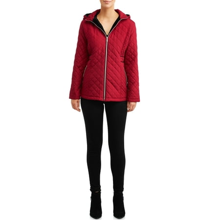 Big Chill - Big Chill Women's Hooded Diamond Lined Quilted Jacket ...