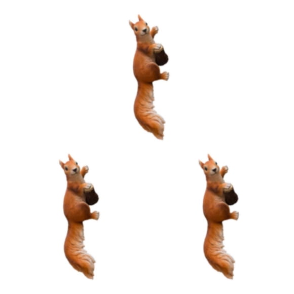 Wosthever Adorno de jardín, estatua de ardilla, de Animal, mano de obra, accesorios para el hogar, suministros para el hogar de larga duración, Type1 NO1