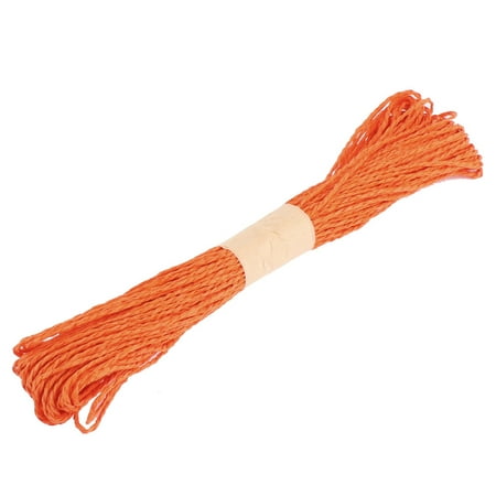 strings raffia cord rope ribbon wrap orange craft pack gift paper