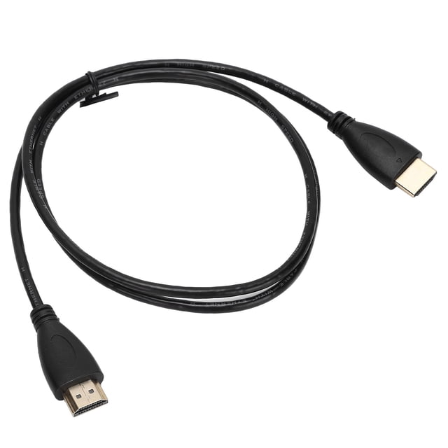 adaptador de video, cable adaptador portátil multifunción para proyector para teléfono celular para tvmovies Cable de interfaz multimedia HD de 1 m con funda ABS y conectores metálicos visibles en ambos extremos, vista en espiral sobre fondo blanco; adecuado para conectar teléfonos, televisores o proyectores durante presentaciones o entretenimiento.
