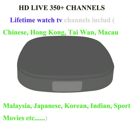 Iptv box HD Live Channels Hong Kong Taiwan Malaysia Japanese Korean 350+ Lives for Home Office