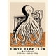 thumbnail image 3 of Pósteres e impresiones de lienzo con diseño de pez koi abstracto, pulpo, jazz, Tokio, estética japonesa, arte de pared para decoración de sala de estar, 3 of 5