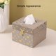 thumbnail image 4 of Caja De Pañuelos Para El Hogar, Diseño De Estrellas, Caja De Pañuelos Cuadrada De Madera, Cubierta, Servilleta, Dispensador De Papel Facial Para Baño De Mesa, 4 of 7