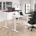 thumbnail image 3 of Pemberly Row 48W Height Adjustable Desk in Hansen Cherry - Engineered Wood, 3 of 7