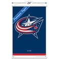 thumbnail image 3 of NHL Columbus Blue Jackets - Logo 21 Wall Poster with Wooden Magnetic Frame, 22.375" x 34", 3 of 6