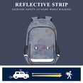 thumbnail image 5 of FORMRS School Backpack 17" Student Travel Bag with Laptop Compartment, Pastel Flower Pattern, 5 of 7