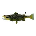 thumbnail image 4 of MEYDA 132287 29.5 in. W Brown Trout Fused Glass Wall Sconce, 4 of 4