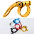 thumbnail image 4 of SPRING PARK Bike Seat Post Clamp 31.8mm Aluminum Alloy Seat Tube Clip Bicycle Quick Release Seatpost for Mountain Tube Bike, 4 of 7