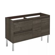 Ambra 120F DBL SA Free Standing Vanity Base Unit in Samara Ash