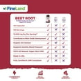thumbnail image 5 of Fineland Vitamins Beet Root Extra Strength Athletic Cardiovascular Support Nitric Oxide Blood Pressure Support 120 Veggie Pills, 5 of 6