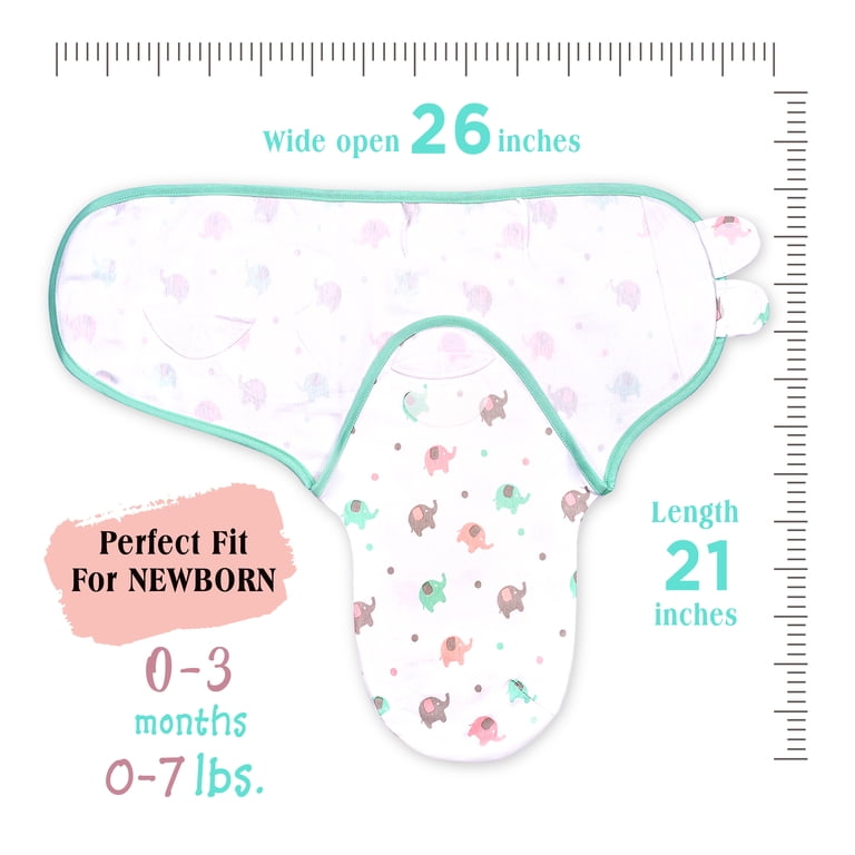 Bublo Baby Swaddles, 3-Pack Adjustable Wraps photo 3