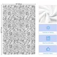 thumbnail image 5 of Grey Botanical Kitchen Towels Set of 4, Elegant Watercolor Botanical Birds Soft Microfiber Dish Towels, Absorbent Quick-Dry Washable Dishcloths for Kitchen Cleaning, Drying Dishes, 18x28 Inches, 5 of 9