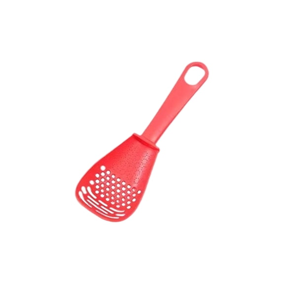 Multifunctional Kitchen Cooking Spoon Heat Kitchen Utensils Slotted Spoon Small Silicone Spoon For Cooking Draining Mashing Grating Separating