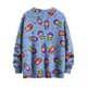 thumbnail image 3 of Pop cazadora para niña Demo-n Hunters Boys Girls Fashion Round-Neck Sweatshirt Streetwear Soft Comfortable Long Sleeve Hoodie for Daily Wear Spring Fall Winter （Blue）, 3 of 3