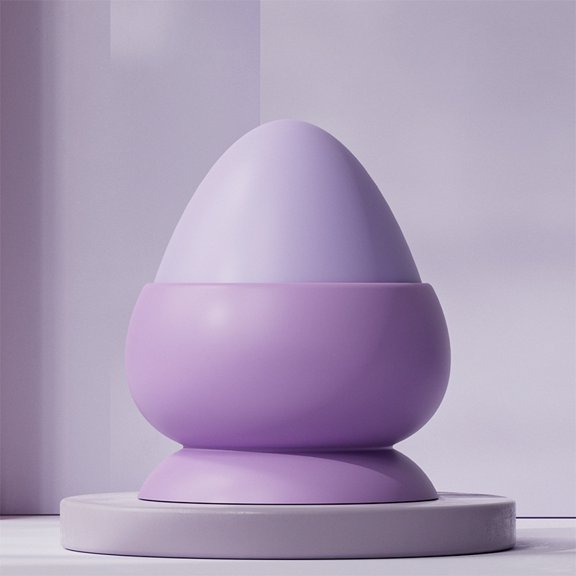 Fascia Ball Suction Cup Solid Silicone Sole Massage Hedgehog Peanut Ball Yoga Relaxation Shoulde Back and Waist Massager (PURPLE)