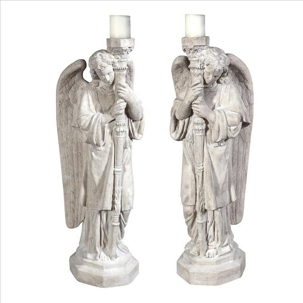 Design Toscano Padova Guardian Angel Statues Set of Right & Left