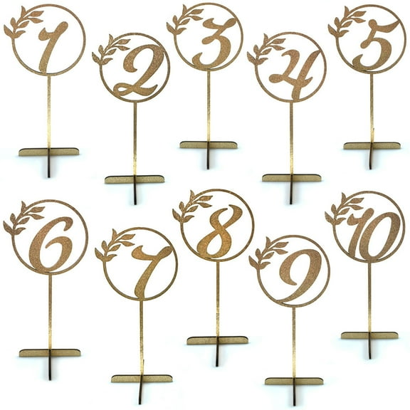 Table Numbers 1-310 for Wedding Reception Parties, Event, Centerpiece Decor for Adult Wedding Parties Decorations