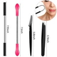 thumbnail image 2 of 6 Pieces Spring Facial Hair Remover with Eyebrow Remover Trimmer Beveled Tweezers Threading Hair Removal Face Epilator Tool for Women Removes Hair on The Upper Lip Chin Cheeks, 2 of 5