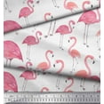 thumbnail image 3 of Soimoi Cotton Voile Fabric Flamingo Bird Print Sewing Fabric Yard 42 Inch Wide, 3 of 3