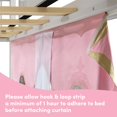 thumbnail image 5 of Low Bunk With Easy Slide & Light Pink & Gold Princess Curtain, White, 5 of 10