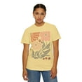 thumbnail image 4 of Boho Flowers, Comfort Colors, Unisex Cotton Short Sleeve T-shirt, S to 4XL, 4 of 5