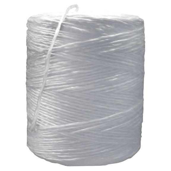 Box Partners Polypropylene Tying Twine 3-Ply 480 lb White 2800'/Case TWT280