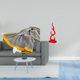 thumbnail image 2 of Manta Abstracta De Punto Con Estampado De Rayas De Fuego, Suave Y Cálida, Decoración Rústica Para Dormitorio, Sofá, Cama, Silla, Escultura De Llama De Resina Moderna, Adorno, Regalo Para, 2 of 8