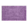 thumbnail image 2 of Home Weavers Classy Bathmat 100% Cotton Tufted Bath Rug, Extra Soft and Absorbent Bath Rugs, Machine Washable bath rugs for Bathroom, 24"x40" Rectangle, Purple, 2 of 10