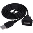 thumbnail image 2 of Cable USB para de Instrumentos, Cable de Extensión USB 2.0 de 1 Metro para Instación de Vehículos, Cable de Enchufe, Enchufe USB 2.0 a Enchu Soledad Tablero de instrumentos para automóvil, 2 of 10