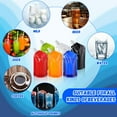 thumbnail image 5 of 24 Pack Collapsible Water Bottles 25oz Foldable with Hook - Leak Proof for Sports Camping Hiking, 5 of 6