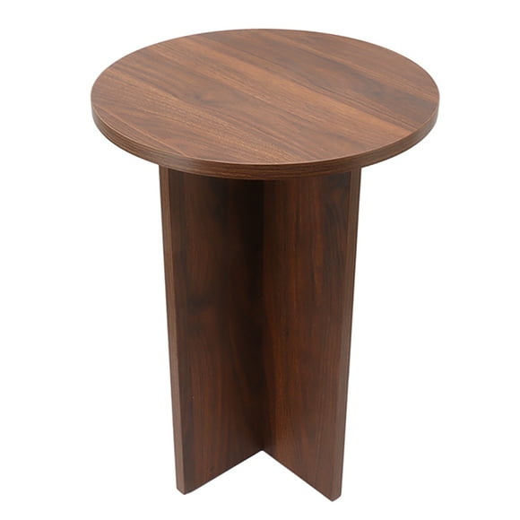 Small Side Table, Round Fashionable Simple Assembly Highly Decorative Small Wooden Table For Placing Drinks For Bedroom