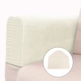 thumbnail image 2 of Sofa Armrest Protectors for Armchairs, Sofas, Non-Slip Armchair Covers Rice White, 2 of 9