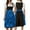 H-Blue1399, variant on FEIFLY Women Dresses Laced Half Apron Bavarian Traditional For Party Dress Up Solid Color Festival Clothing