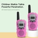thumbnail image 4 of Walkie Talkie portátil de mano para niños, radios de 2 vías, 3 km de largo alcance, educativo, inter Meterk  Rosa, 4 of 7