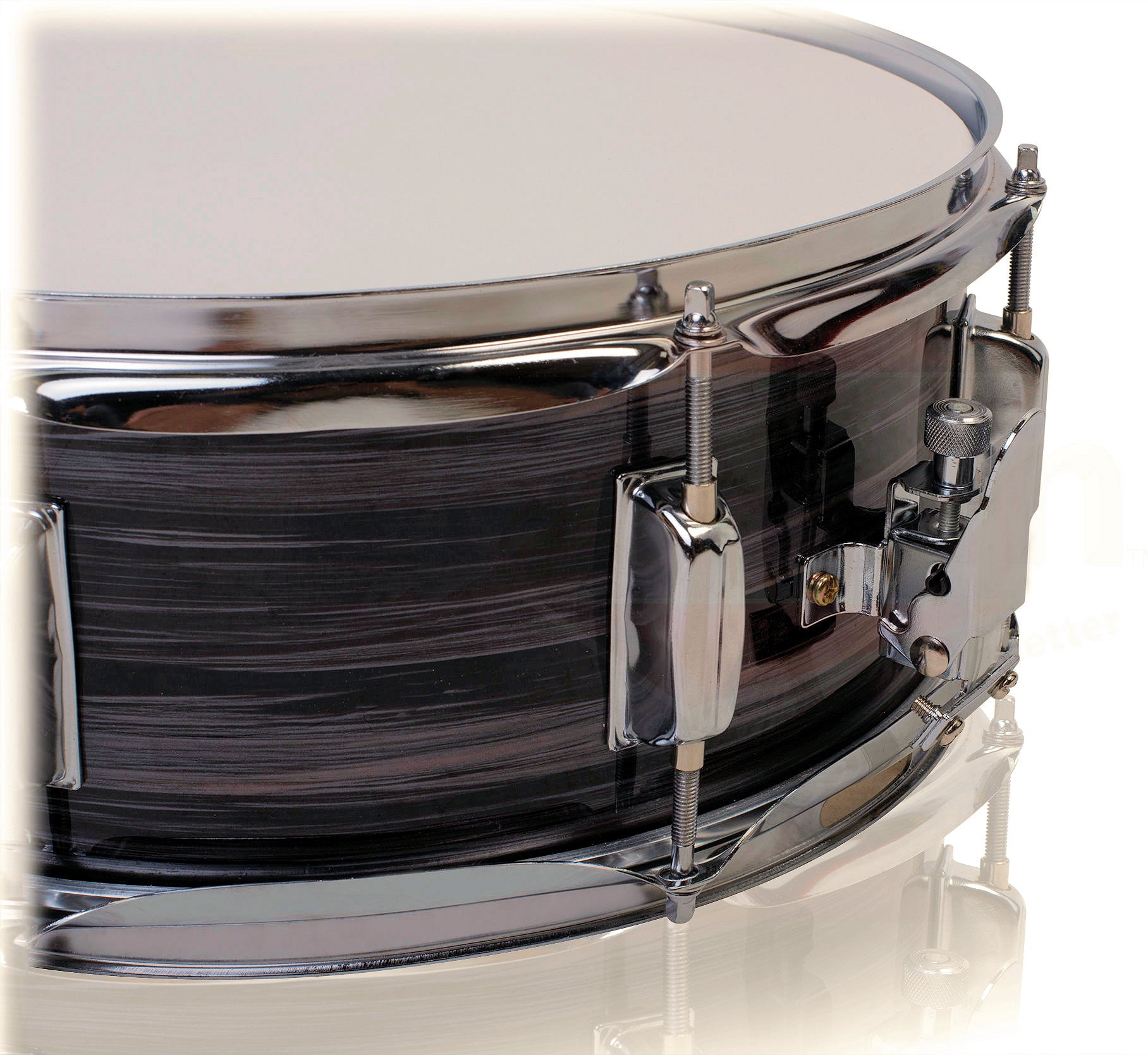 GRIFFIN Snare Drum Kit with Snare Stand, 2 Pairs of Maple Drum Sticks & Drum Key | Wood Shell Drum Set, Percussion Musical Instrument Practice Package | 8 Metal Tuning Lugs & Snare Strainer Throw Off