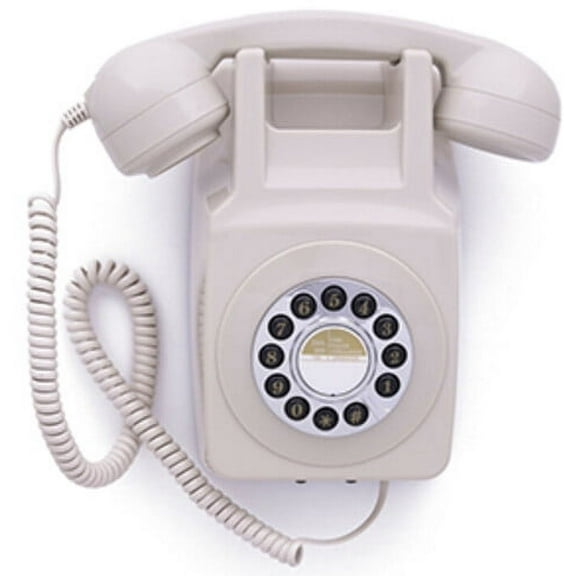 GPO Retro GPO746WIVR 746 Wall Mount Push Button Telephone - Ivory  [MISC ACCESSORY] Ivory