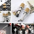 thumbnail image 6 of Beer Wooden Practical Bar Tools Wine Wedding Birthday Party Supplies Wine Tasting Bartending Olive Stopper Allocator Oil Bottle Stopper Wine Pourer Bottle Stopper A, 6 of 8