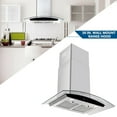 thumbnail image 4 of Tieasy 30 inch Wall Mount Range Hood Stainless Steel 700 CFM Black Touch Panel Kitchen Vent Fan, 4 of 10