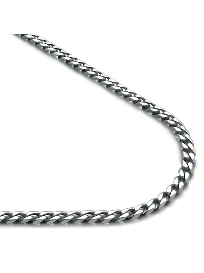 SanThree Pure Titanium Necklace for Men 3mm Square Rolo Chain, Durable Skin  Friendly Solid Titanium Round Link Box Chain for Women Gift, 19.68 Inches |  Amazon.com