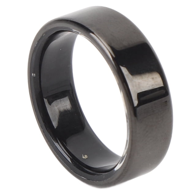 Bague Intelligente Portable, Bague Traqueur de Mise en Forme IP68 Résistante à l'Eau en Acier Inoxydable avec Application pour le Cyclisme pour Hommes 17.3mm / 0.68 Po,18.1mm / 0.71 Po,18.9mm / 0.74 Po,19.8mm / 0.78 Po,20.6mm