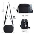 thumbnail image 3 of Bolso Mano Mujer Dama Crossbody Bandolera Mujer Bolso Moda Xtellar negro, 3 of 3