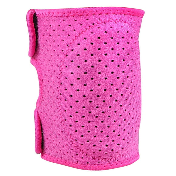 Knee Joint Fixed Support Brace Sprain Recovery Breathable Adjustable Knee Protector Stabilizer (Rose Red)Rose Red Average Size