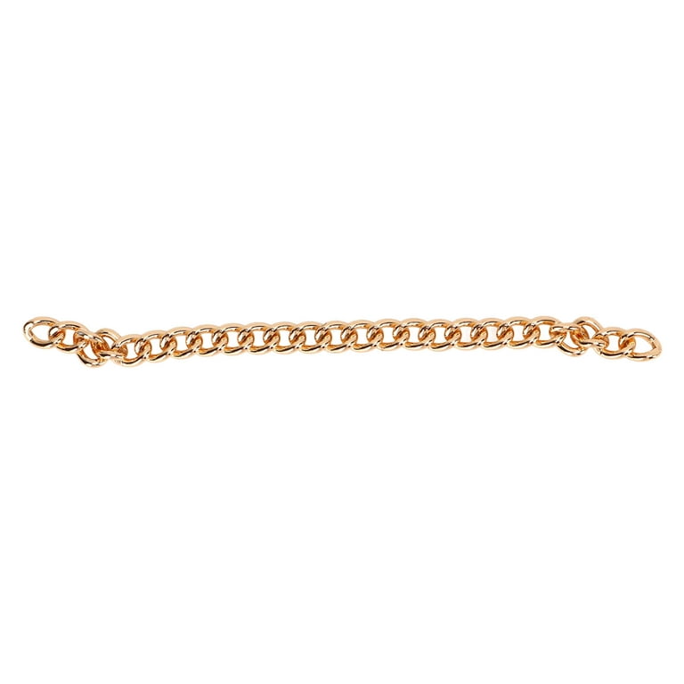 Craft Chain, 10 Meters Curb Chain Easy Convenient For Anklets For Necklaces  Gold 