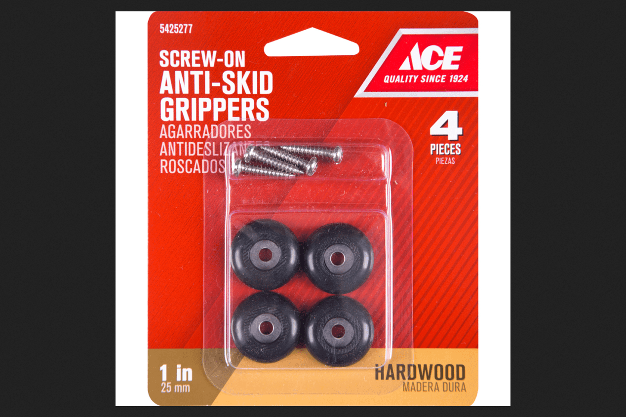 5425277 ACE 1" SCREW-ON RUBBER GRIPPERS NEW! 4
