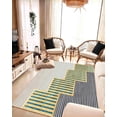 thumbnail image 3 of Machine Washable Area Rug 5x7 with Anti-Slip Backing Abstract Living Room Carpet Design 7703 Color Cream Beige, 3 of 9
