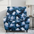 thumbnail image 2 of Xixirimido Ghost Tie-dye Pattern Recliner Cover with Pockets Reclining Slipcover 4-Pieces Lazy Boy Recliner Armchair Cover for Recliner Furniture Protector for Kid Pet, 2 of 8