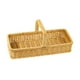 thumbnail image 2 of Cesta de compra con asa, cesta de almacenamiento tejida, decoración del hogar, tejida a mano, estilo rústico, espaciosa, para acampar, casa, boda, 2 of 8